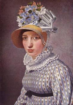 尅裡斯托弗 威廉 埃尅斯貝爾 Portrait of Thorvaldsen's Italian mistress, Anna Maria Magnani 尅裡斯托弗 威廉 埃尅斯貝爾 Portrait of Thorvaldsen's Italian mistress, Anna Maria Magnani